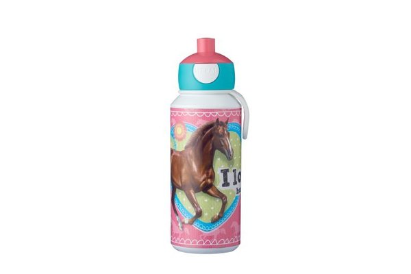 Trinkflasche Pop-up Campus 400 ml - My Horse