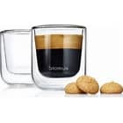 Set 2 Kaffee-Gläser NERO